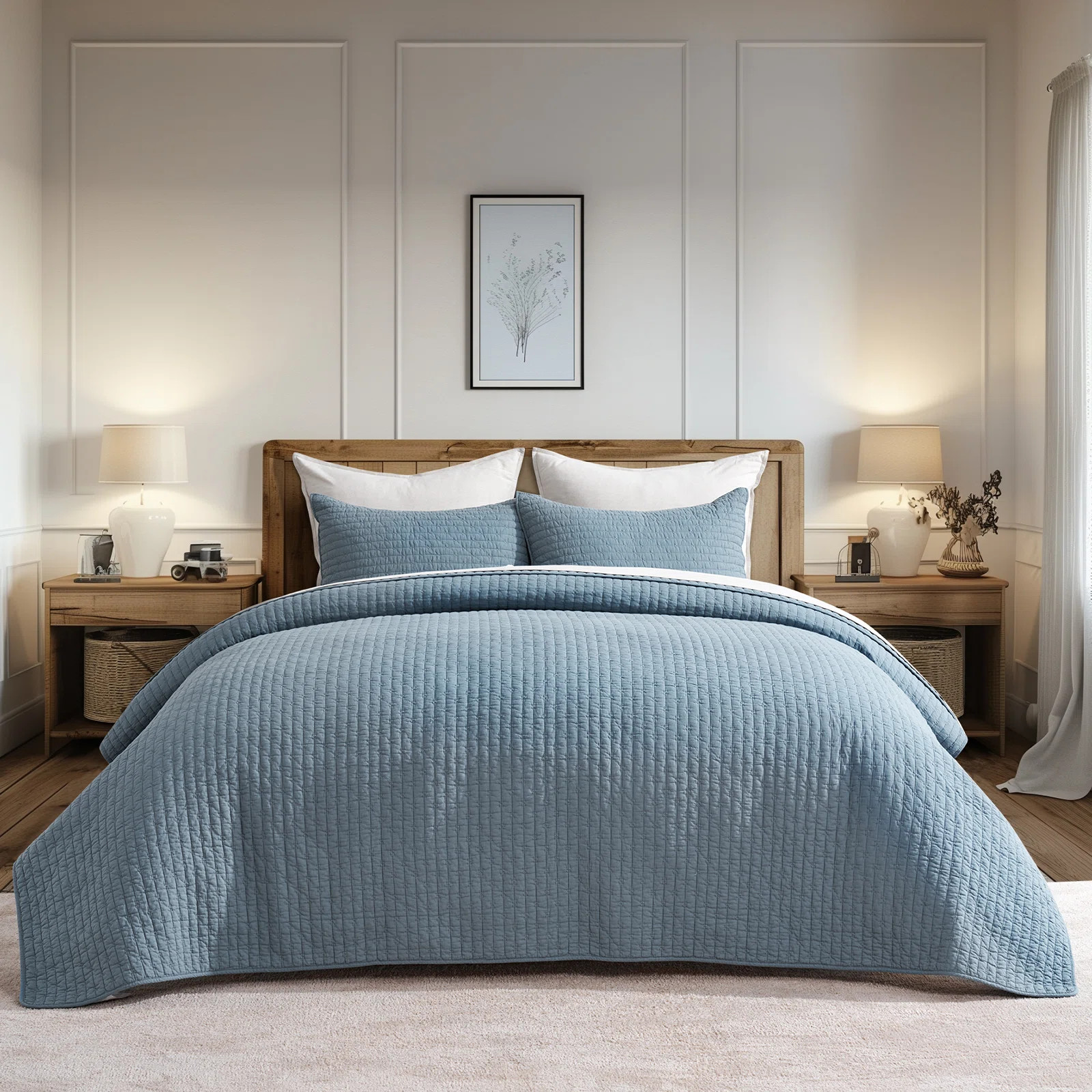 EverGrace Cross Stitch Cotton Quilt set & Reviews | Wayfair | Wayfair North America