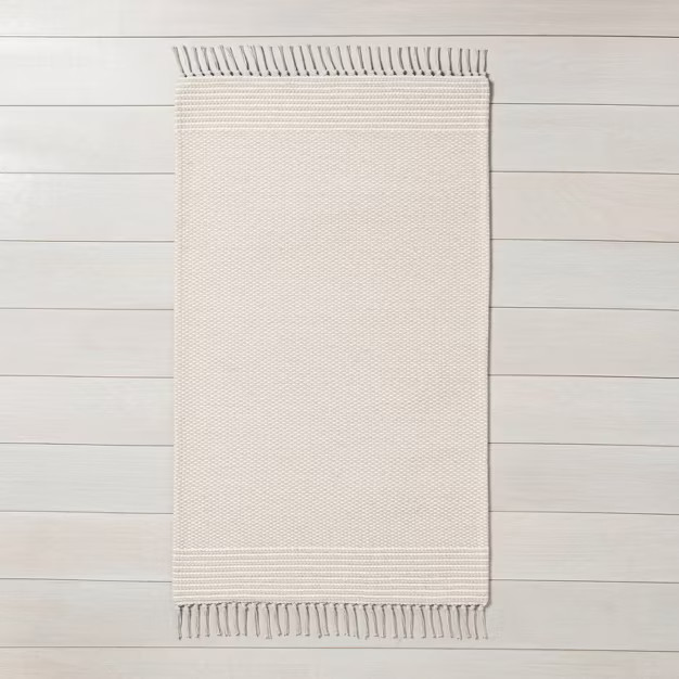 Textured Border Stripe Area Rug - Hearth & Hand™ with Magnolia | Target