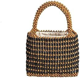 CORIOS Handwoven Tote Bag for Women - Woven Drawstring Handbag - Bohemian Clutch & Summer Beach B... | Amazon (US)