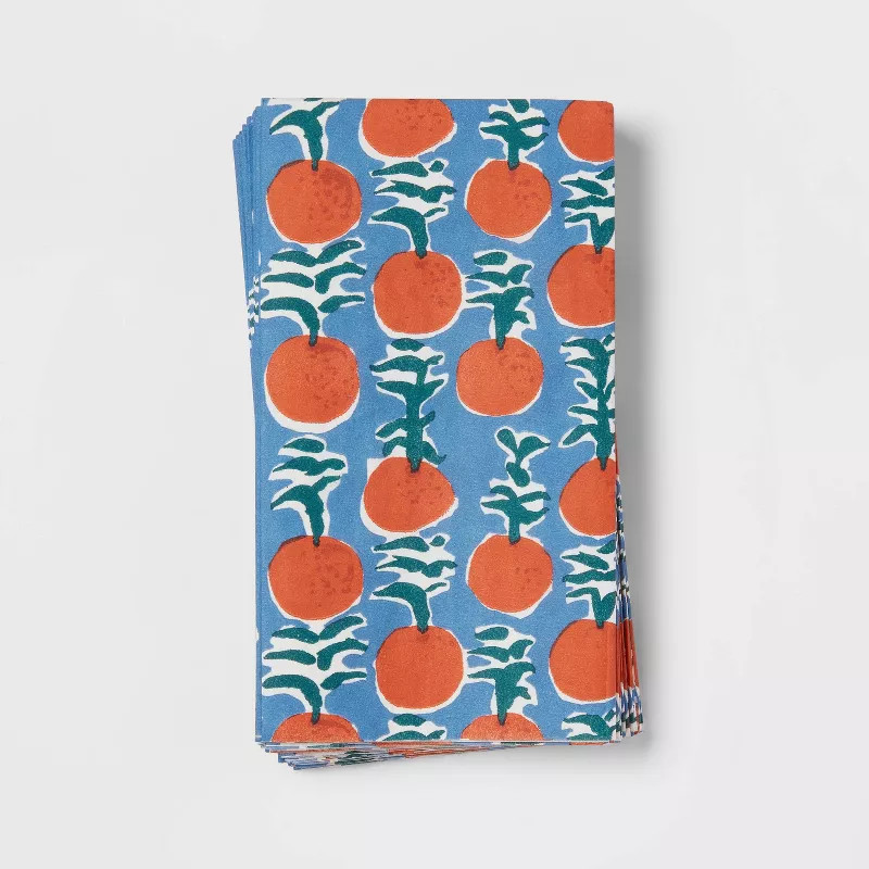 16ct Paper Oranges Napkins - Threshold™ | Target