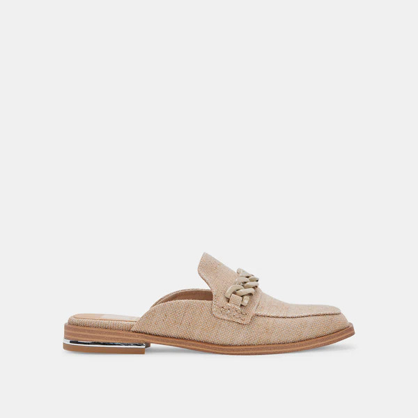 PELA FLATS IN TAUPE CANVAS | DolceVita.com