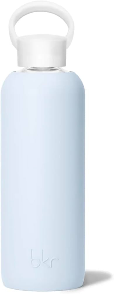 bkr - Demi Bottle - Reusable Glass Water Bottle - 650mL (22oz) - Fits Cup-Holders, Leakproof, Dur... | Amazon (US)