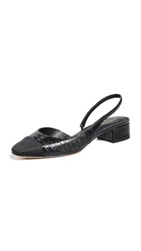 Veronica Beard Women's Cecile Slingback Heels, Black/Black, 8 Medium US | Amazon (US)