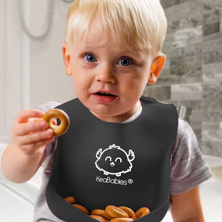KeaBabies Silicone Baby Feeding Bib Set 2-Piece | Target