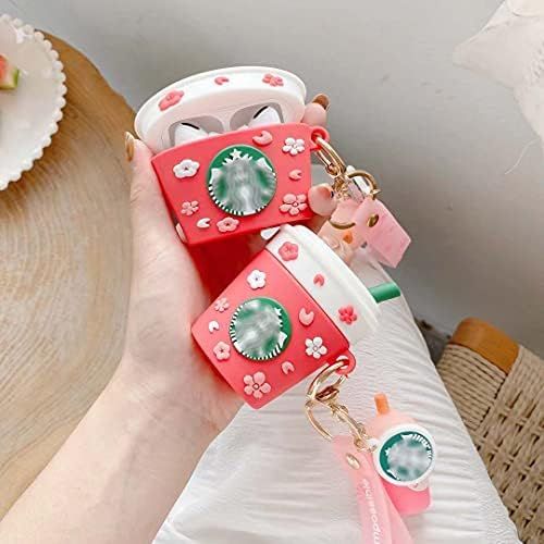 Airpods Case,3D Cute Funny Cool Kawaii Fashion Ice Cream Cup Airpods Case,Soft Silicone Skin Cover S | Amazon (US)