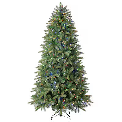Tree Classics by Balsam Hill 7.5-ft Classic Fraser Fir Pre-lit LED Artificial Christmas Tree | Lowe's
