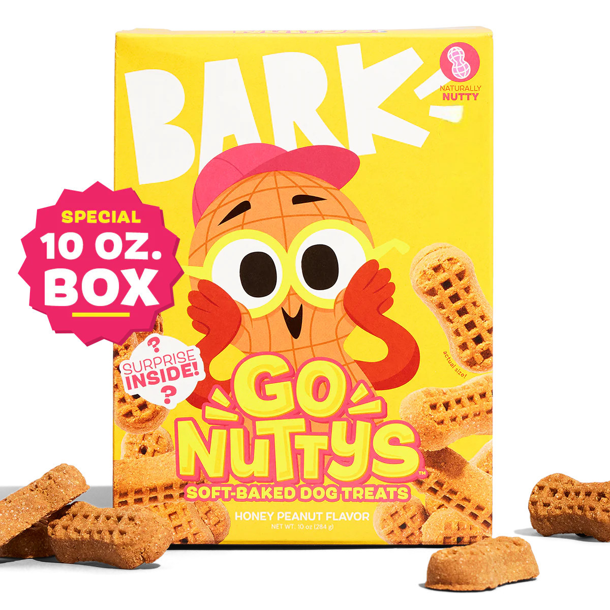 Go Nutty's™ Peanut Soft & Chewy Dog Treats, 10 oz | BARK