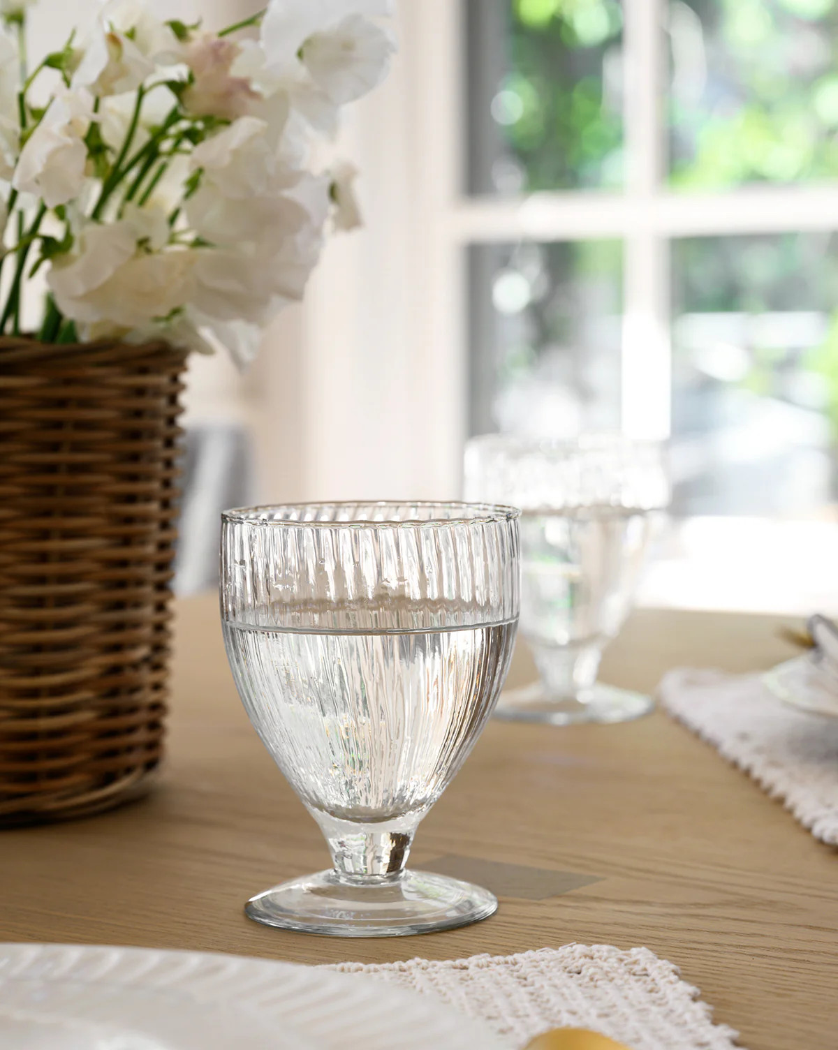 Ribbed Wine Glasses (Set of 4) | McGee & Co. (US)