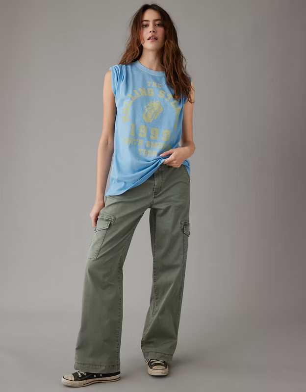 AE Oversized Rolling Stones Graphic Tee | American Eagle Outfitters (US & CA)