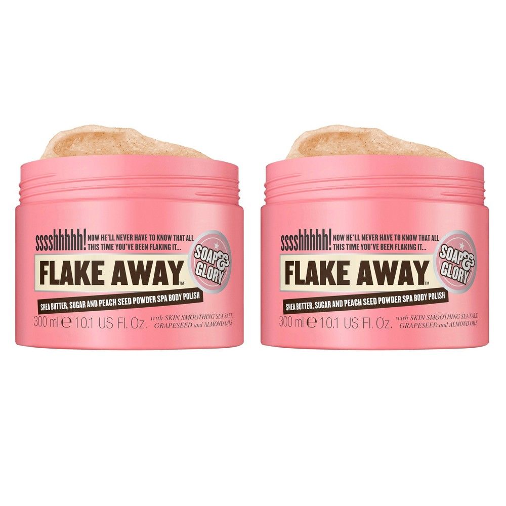 Soap & Glory Original Pink Flake Away Body Scrub - 2 ct/10.1 fl oz | Target