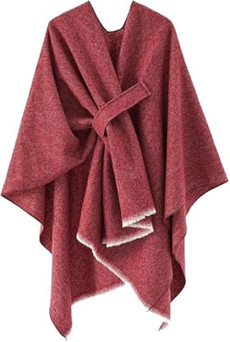 EMGILL Women's Shawl Wrap Open Front Poncho Cape Oversized Sweaters Cardigan Shawl Elegant Travel for Spring Fall Winter | Amazon (US)