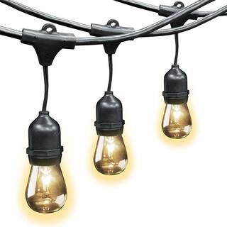 30 ft. 10-Socket Incandescent Indoor and Outdoor String Light Set | The Home Depot