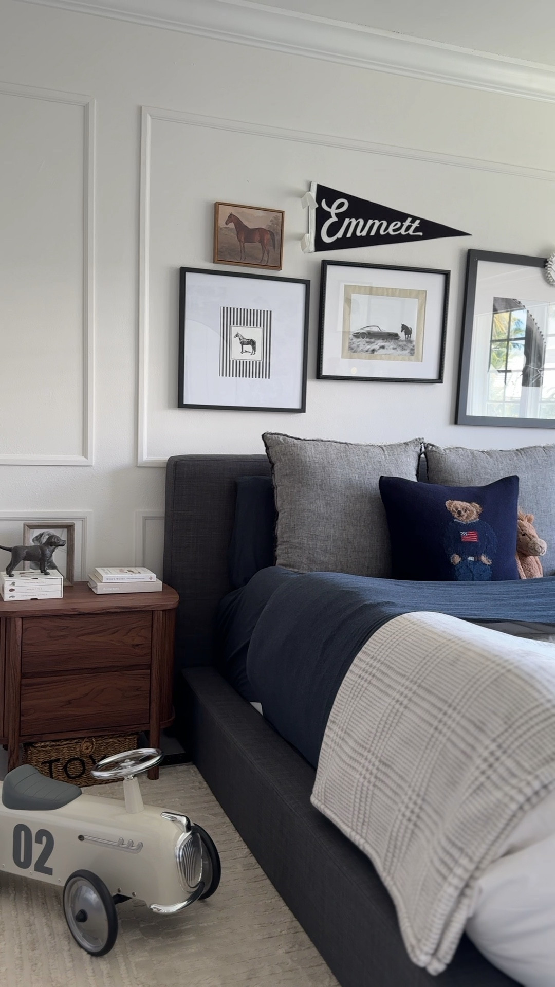 Emmett’s big boy room / equestrian gallery wall 🐴🧸✨🤎

#LTKKids #LTKHome #LTKBaby