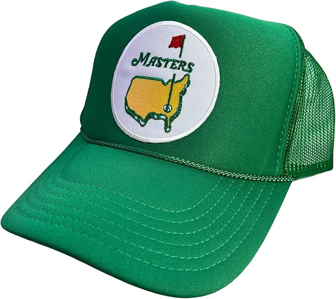 Masters Golf Kelly Green 5 Panel Trucker Hat Mesh Back Adult Size High Crown | Amazon (US)