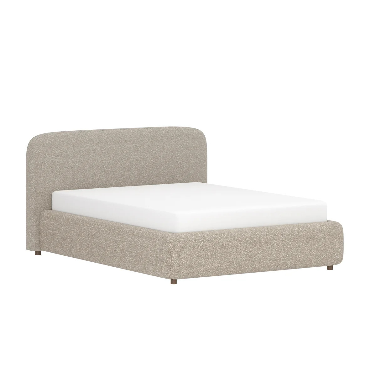 Rainey Barletta Upholstered Wing Platform Bed | Wayfair North America