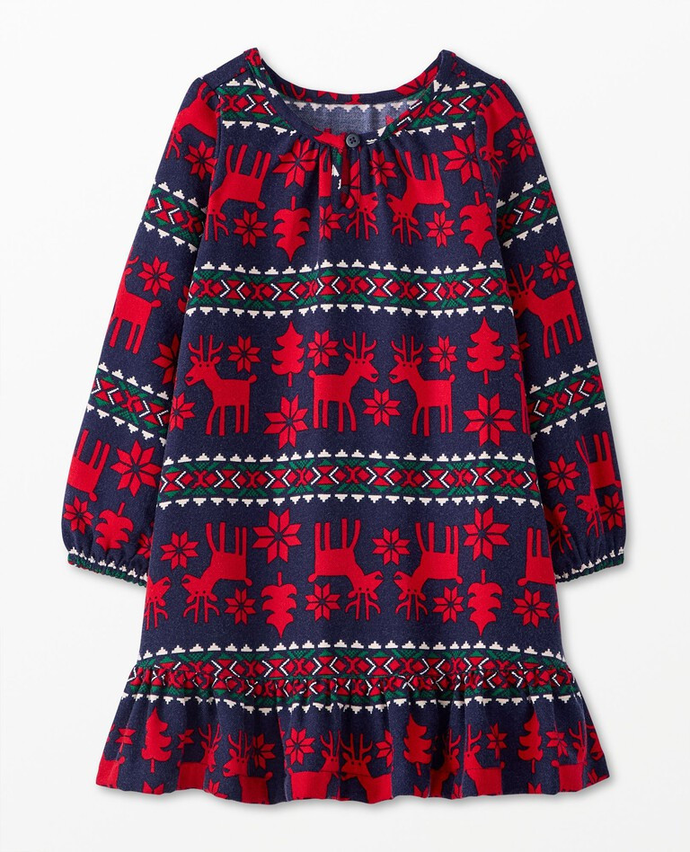 Kids Holiday Flannel Nightgown | Hanna Andersson