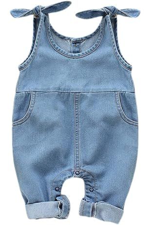 Saeaby Toddler Infant Baby Clothes Girls Jeans Jumpsuit Romper Denim Overalls Jeans Baby Girls Cloth | Amazon (US)