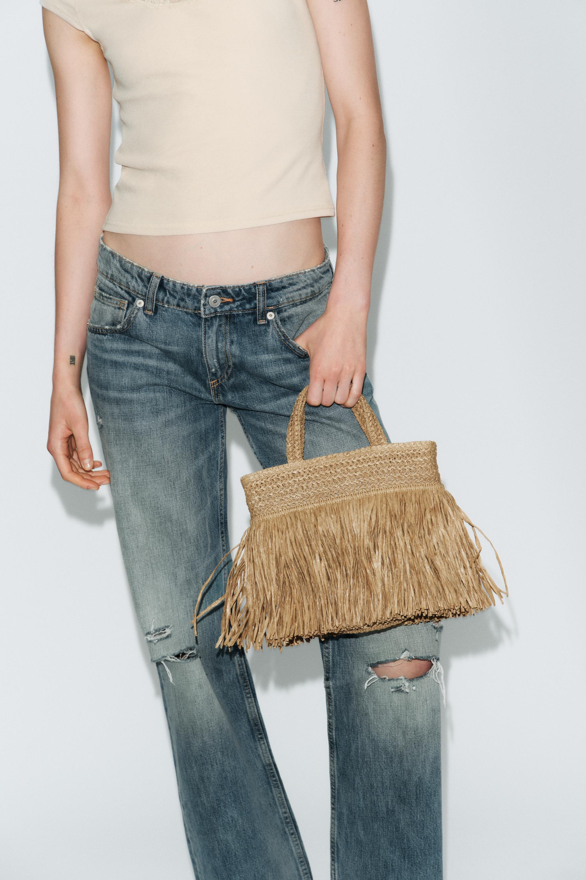 FRINGED HANDBAG | Zara US