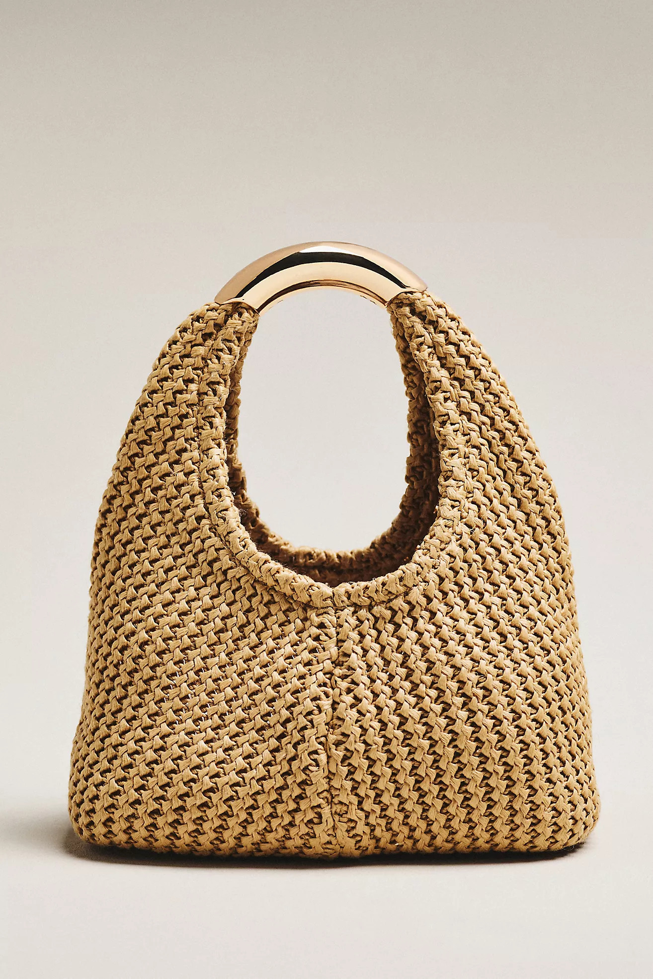 Dolce Vita Eveliser Raffia Mini Slouchy Bag | Anthropologie (US)
