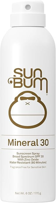 Sun Bum Mineral SPF 30 Sunscreen Body Spray - NEW FORMULA 2026 Water-Resistant Broad Spectrum Moi... | Amazon (US)