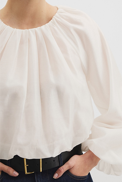 Voluminous Soft Blouse | Country Road