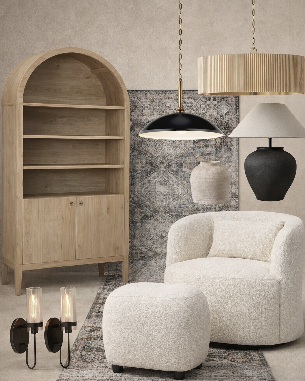 Neutral Amazon Living Room Finds You’ll Use Everywhere

Follow @farmtotablecreations on Instagram for more 🤍

These neutral pieces are the kind you can style in so many different ways—from a cozy reading corner to a full living room refresh. I love how each item layers texture and warmth without overwhelming the space. The arched cabinet is such a statement piece, and the lighting options make it easy to mix and match for that collected, high-end look. Everything feels timeless, versatile, and easy to style year-round.

#livingroomfurniture #accentchair #homedecor #lighting #area rug #neutraldecor

#LTKSaleAlert #LTKHome