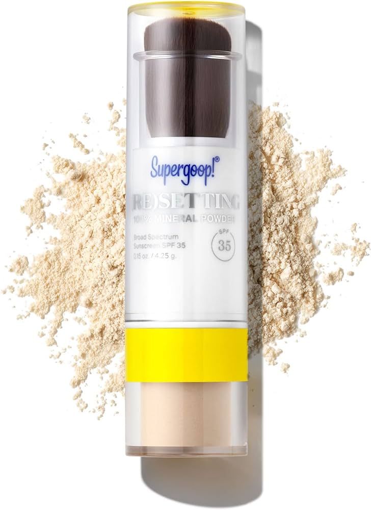 Supergoop! (Re) setting 100% Mineral Powder, Translucent - 0.15 oz - Makeup Setting Powder + Broa... | Amazon (US)