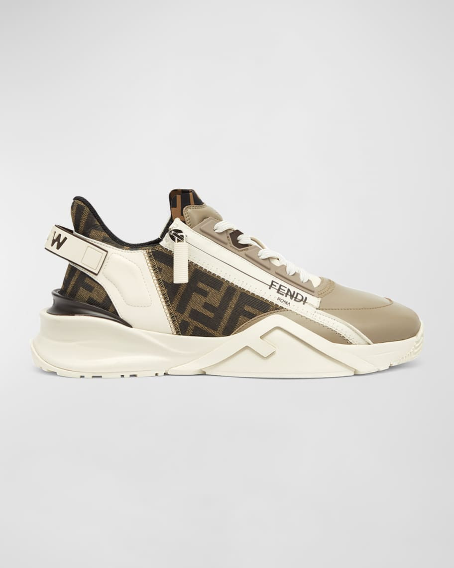 Fendi Flow Side-Zip Trainer Sneakers | Neiman Marcus