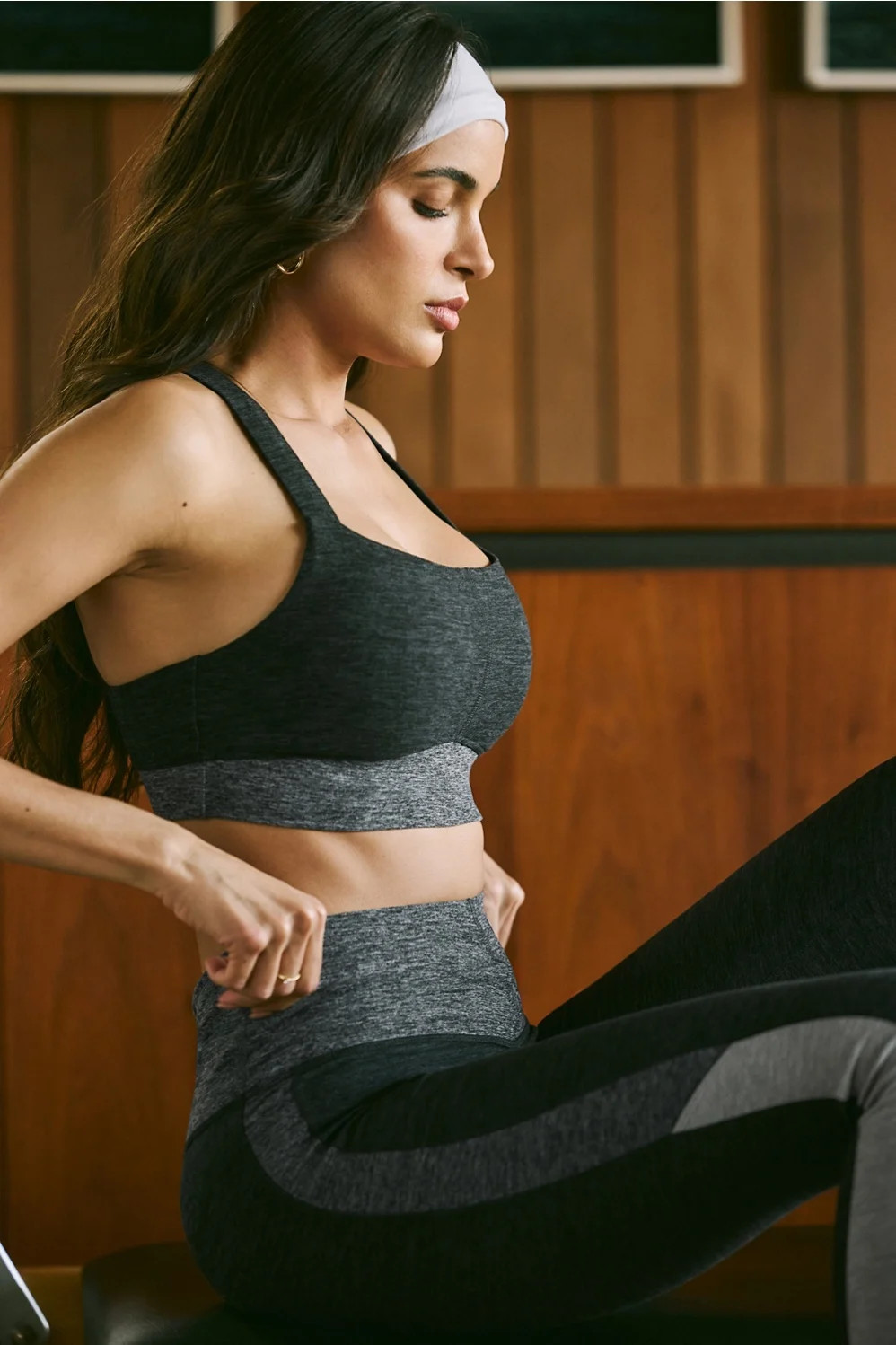 HeatherFlex Longline Low Impact Bra | Fabletics