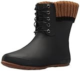 dav Women's Coachella 2 Lace Rain Boot, Black/tan, 10 Medium US | Amazon (US)