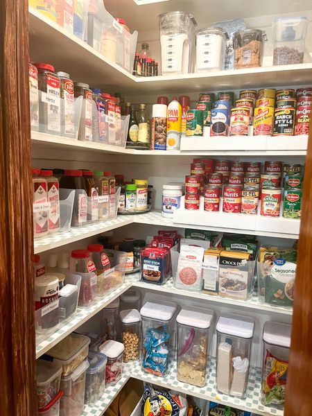 You can still have a full pantry and help everyone in the house keep it organized with zones and labeled organizing product to help maintain  

#LTKkids #LTKfamily #LTKhome