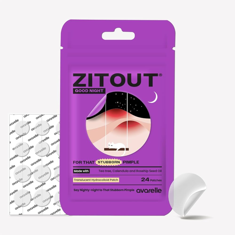 AVARELLE Acne Spot Patch NOW ZitOut Good Night | Korean Skin Care Pimple Patches for Face & FSA H... | Amazon (US)