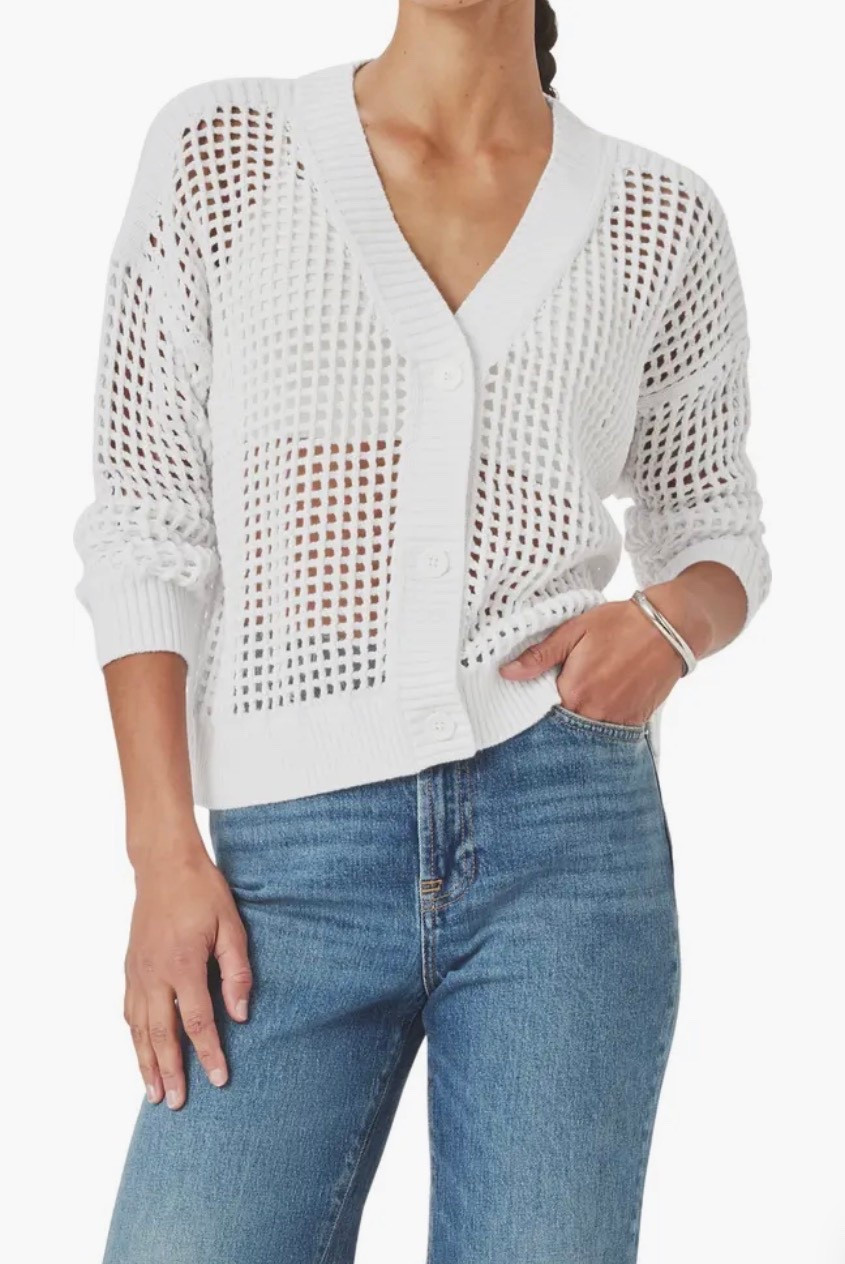 White top
Cardigan 
Spring 

#LTKSeasonal