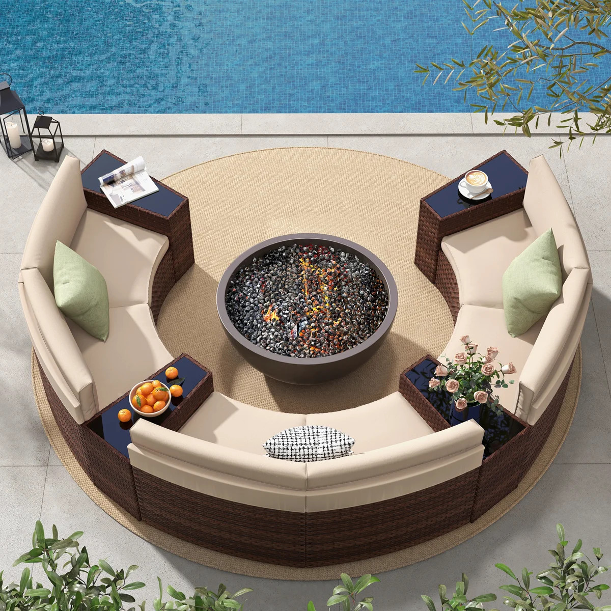 6 - Person Seating Group With Cushions | Wayfair North America