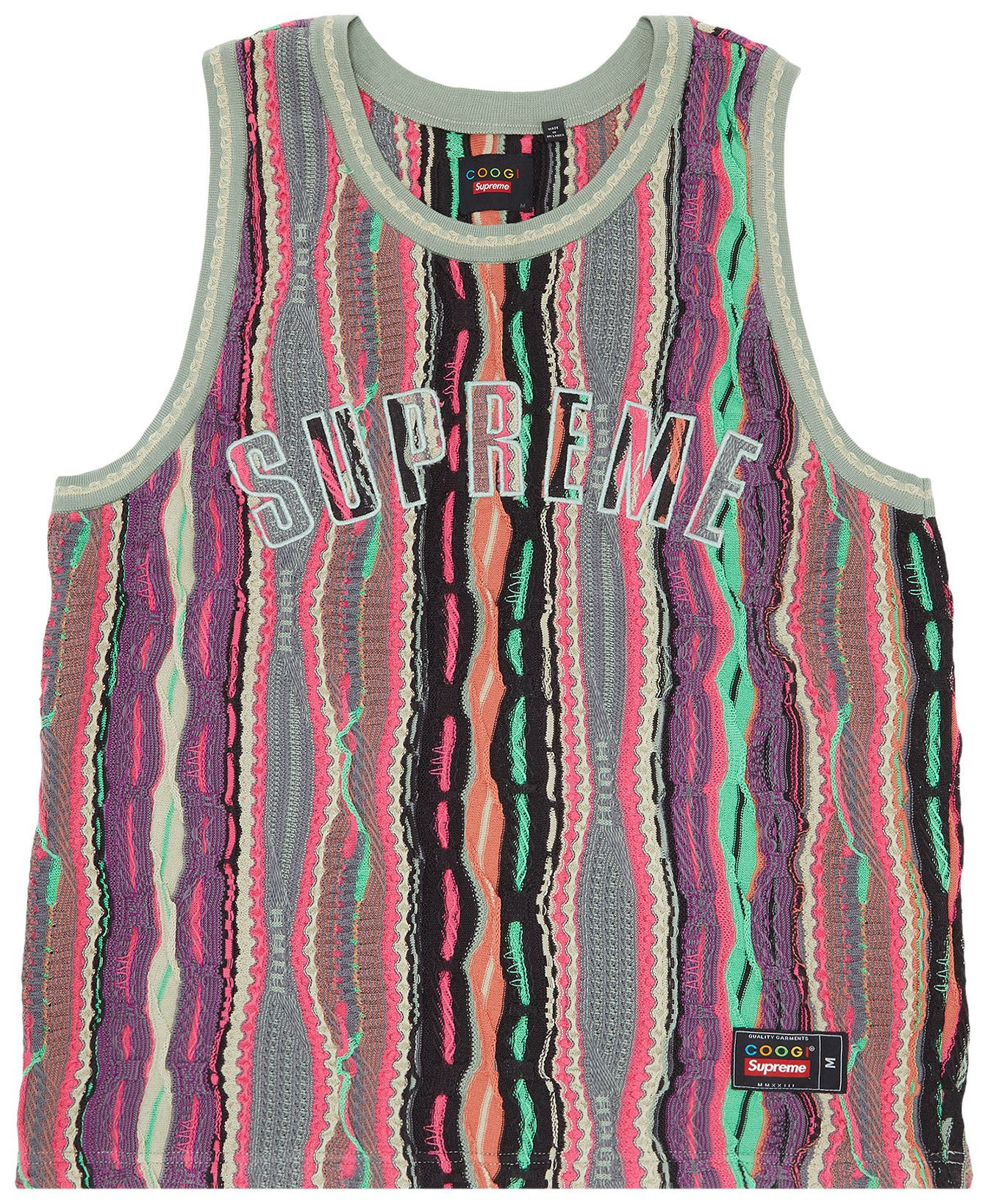Supreme x Coogi Basketball Jersey 'Multicolor' | GOAT