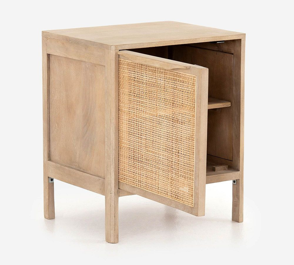 Dolores Cane Cabinet Nightstand | Pottery Barn (US)
