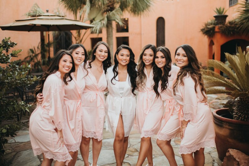 Bridesmaid Robes, Bridesmaid Gift, Wedding Day Robe, Bride Robe, Bridesmaids Gift Ideas, Bridal S... | Etsy (US)