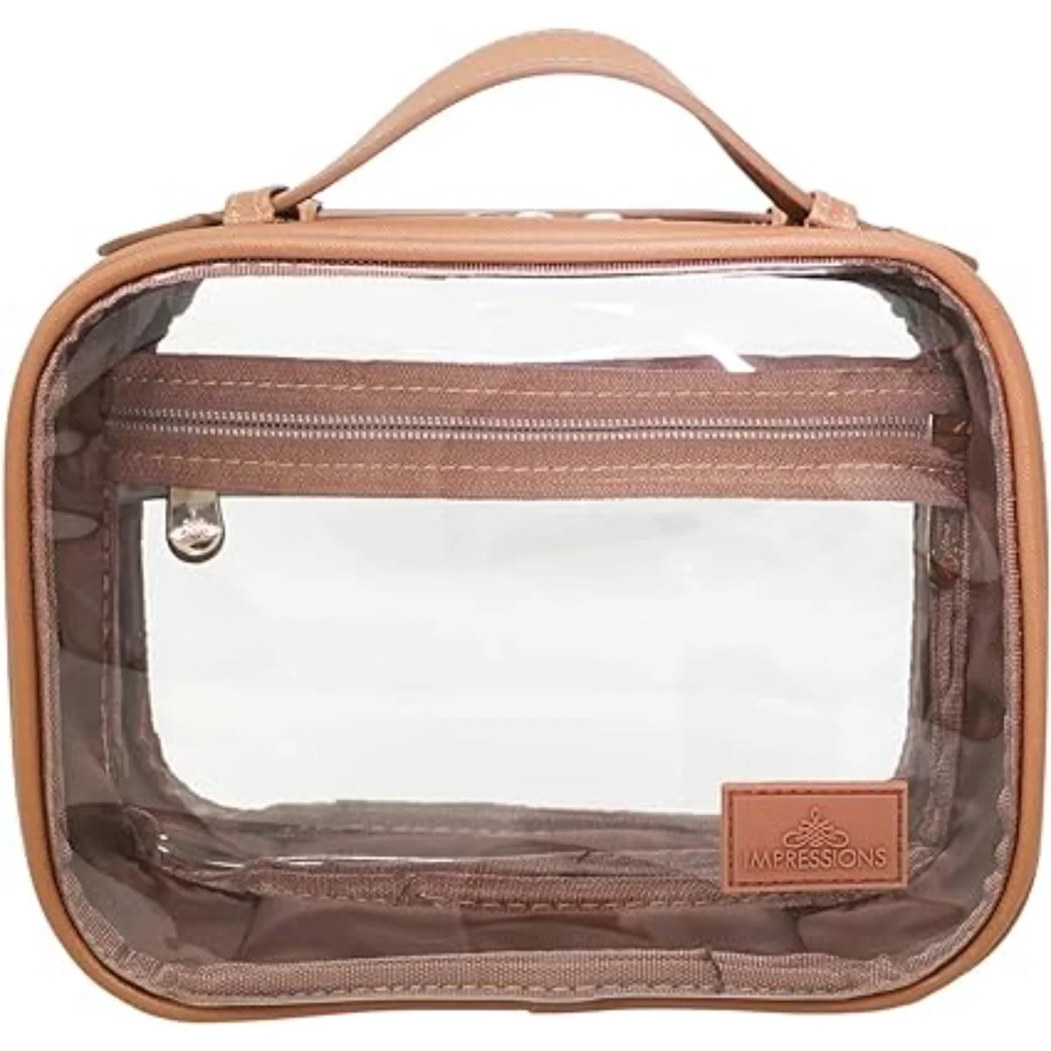 Impressions Vanity Malta Clear Toiletry Bag For Women, Waterproof Double Sided Makeup Travel Cosm... | Walmart (US)