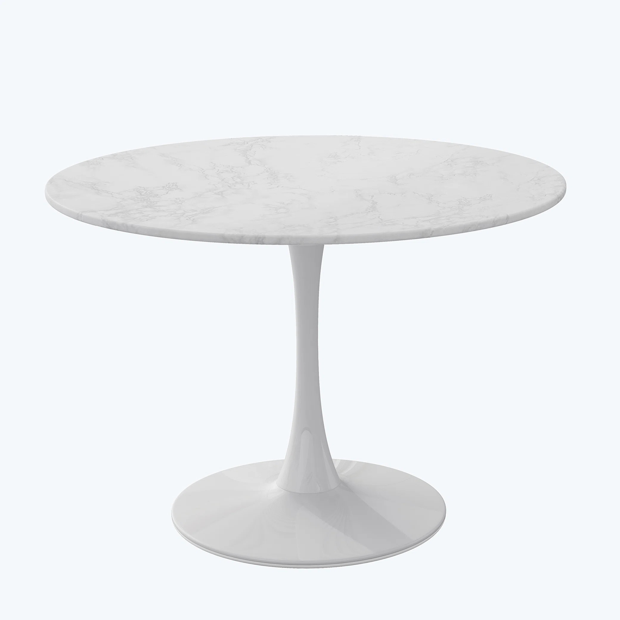 Wrought Studio Modern Round Dining Table with Round MDF Table Top,Metal Base  Dining Table | Wayf... | Wayfair North America