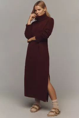 Daily Practice by Anthropologie Karigan Sweater Midi Dress: Turtleneck Edition | Anthropologie (US)