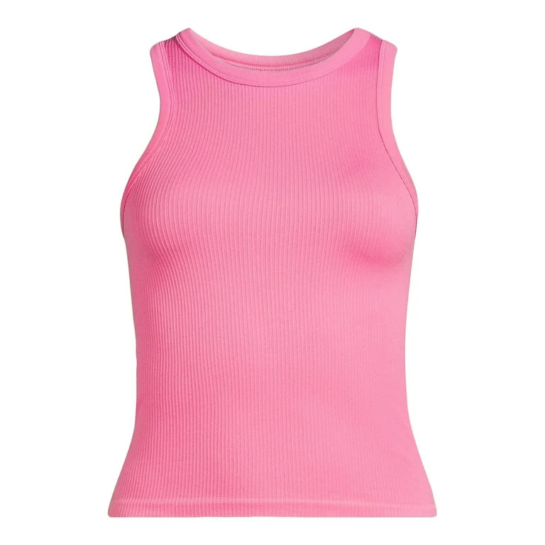No Boundaries Juniors Seamless High Neck Tank Top | Walmart (US)