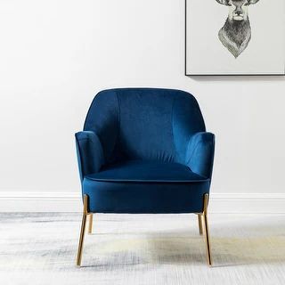 Nora Premium Velvet Upholstered Accent Chair | Bed Bath & Beyond