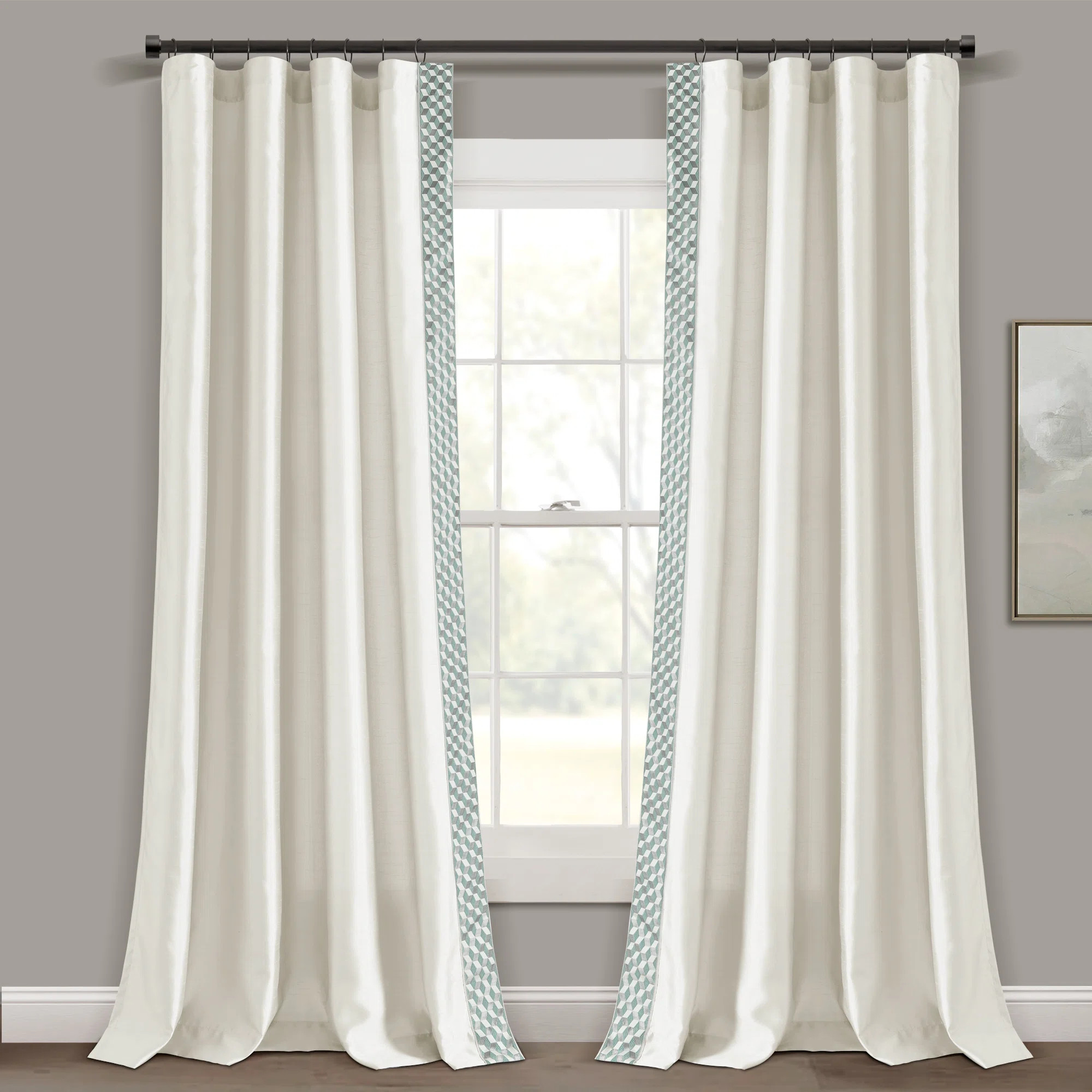Polyester Semi Sheer Curtain Panel | Wayfair North America