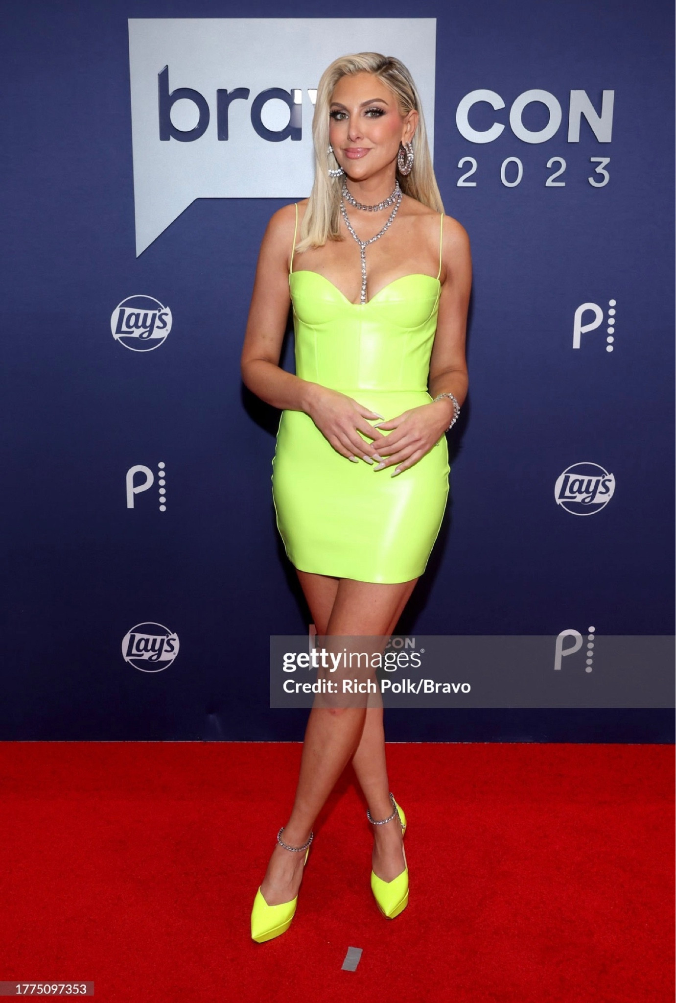 BravoCon Day #2 Look 💚 All things neon green & bling for this fit! Mini dress is Alex Perry - Heels are Jimmy Choo - Necklace is DANNIJO - Earrings are AREA #bravocon #rhoc #bravo #bravotv #realhousewivesoforangecounty

#LTKparties #LTKstyletip #LTKshoecrush