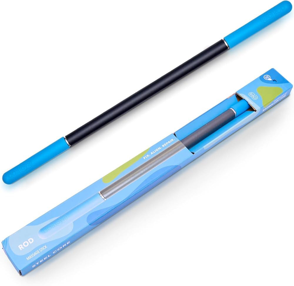 RAD Rod – Compact Deep Tissue Massage Roller Stick – Myofascial Release Tool for Legs, Back, ... | Amazon (US)