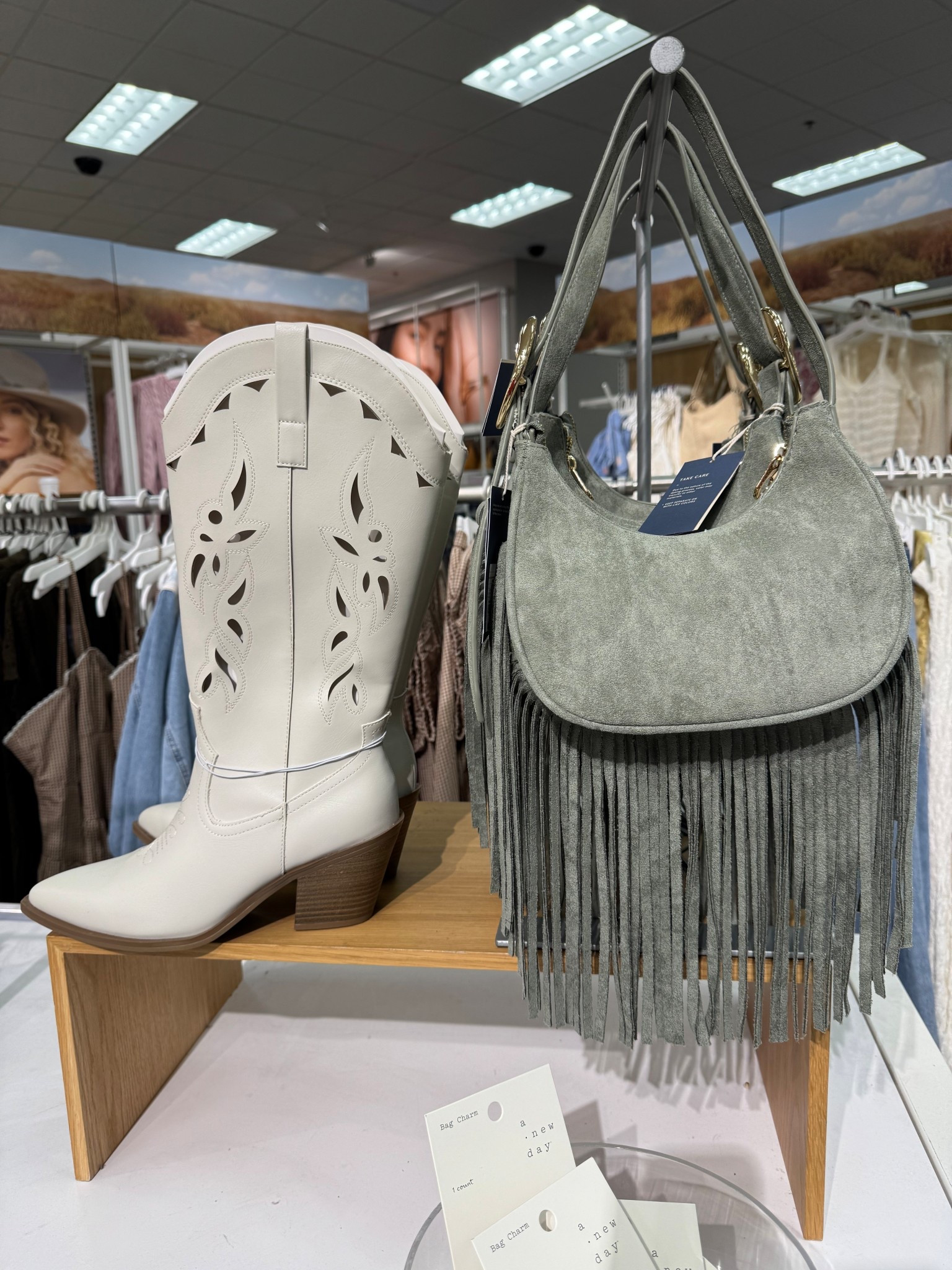 Rodeo season is here and these boots and fringe purse are the perfect accessories to wear  

#LTKSeasonal #LTKdayinmylife #LTKootd