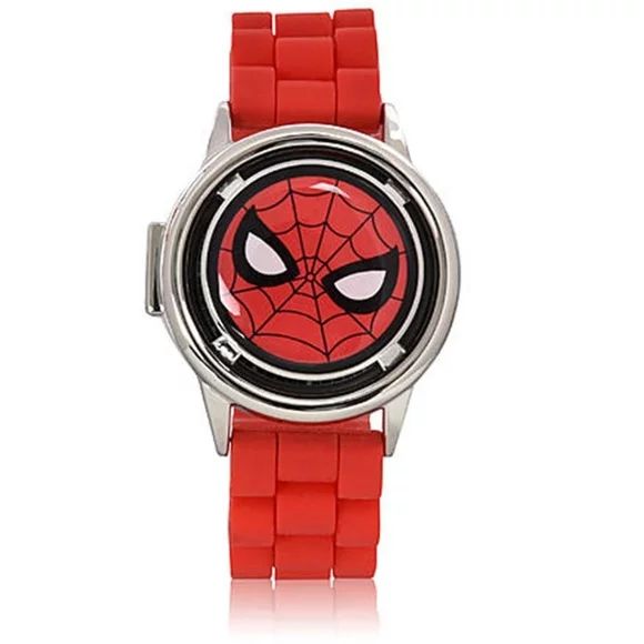 Marvel Spider-Man Unisex Children's Watch with Metallic Spinner Top in Red - SPD4639WM - Walmart.... | Walmart (US)