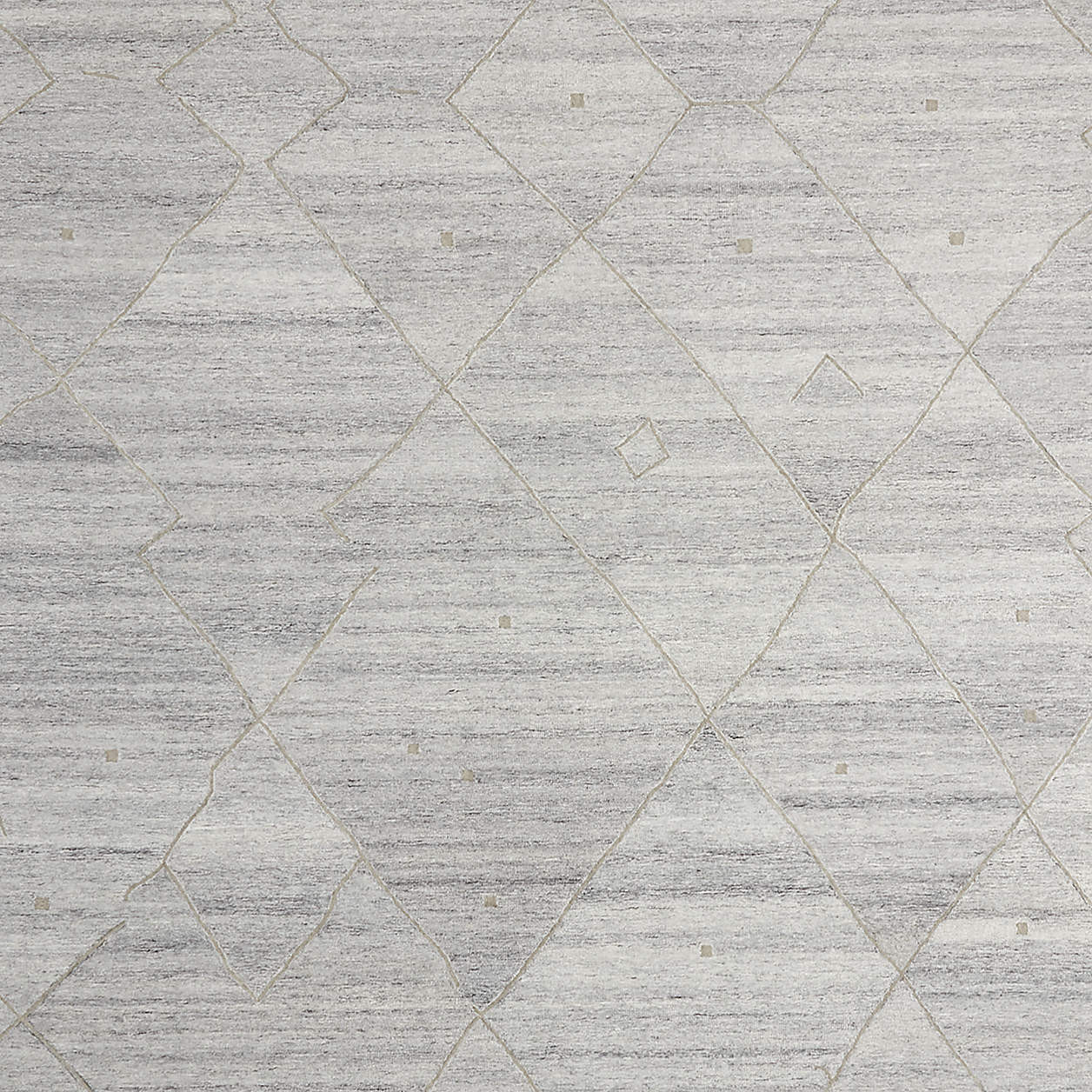 Fez Pet-Friendly Performance Hand-Tufted Nickel Grey Area Rug 6'x9' + Reviews | Crate & Barrel | Crate & Barrel