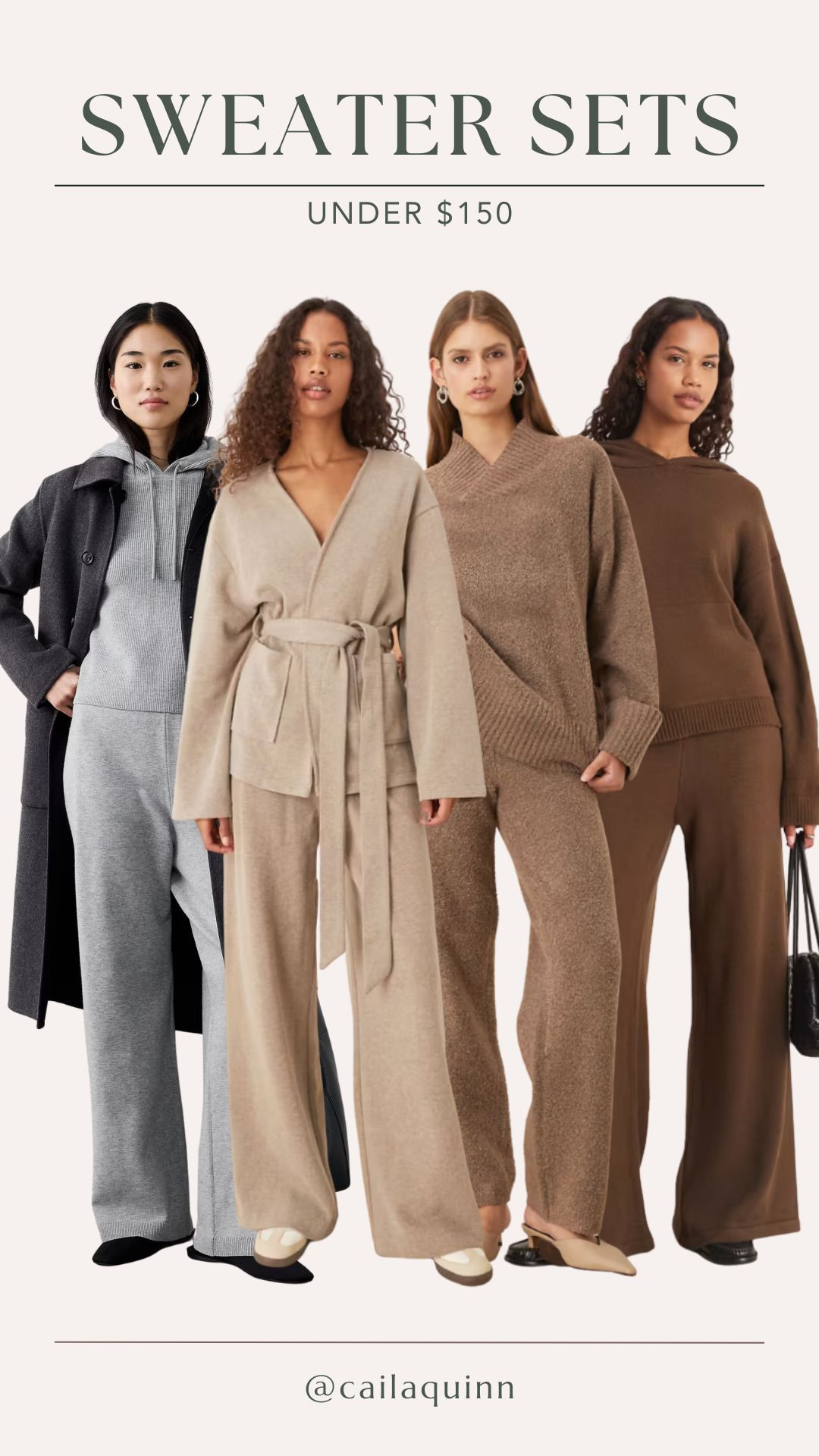 Sweater sets under $150 

 #LTKGiftGuide #LTKmorningroutine #LTKSeasonal