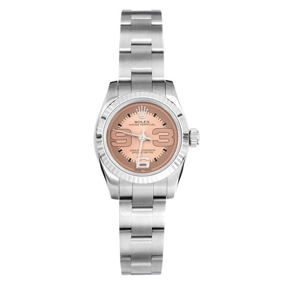 Pre-Owned Rolex Lady-Oyster Perpetual Watch, 26mm, 18K & Steel | Ben Bridge Jeweler